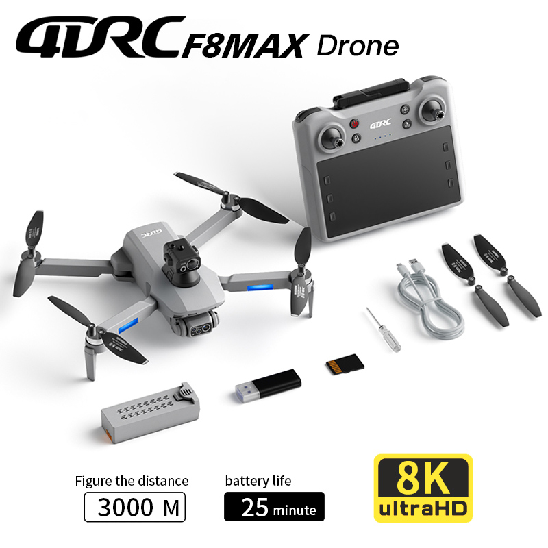 Jjrc Drone X12 - F8 MAX GPS-Drohne, professionelle 8K-Kamera, 5G