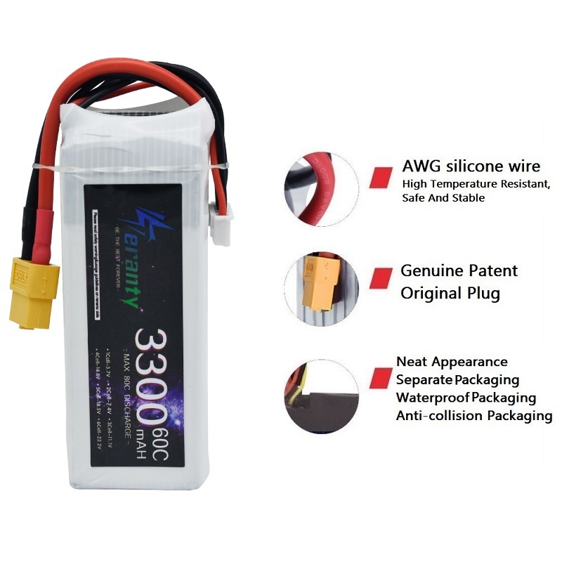 LiPo Akku 4S 3300mAh 60C 14,8V – Drone Battery 3S Bewertung und Preis