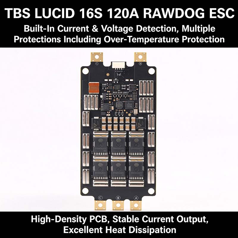 TBS LUCID 16S 120A RAWDOG ESC, – Drone Battery High Voltage Bewertung und Preis